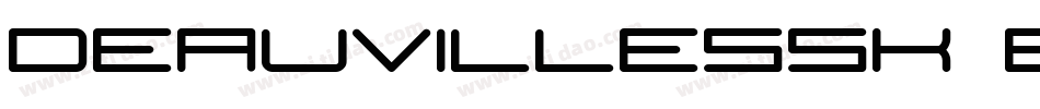 DeauvilleSSK Bold字体转换